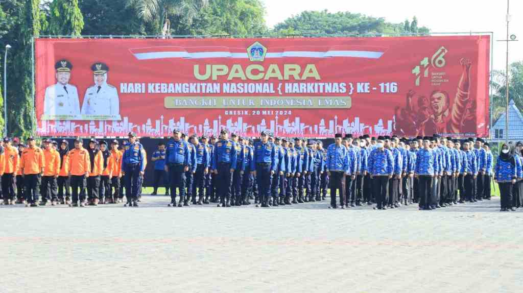 Kapolres Gresik Hadiri Upacara Peringatan Hari Kebangkitan Nasional&nbsp;ke-116