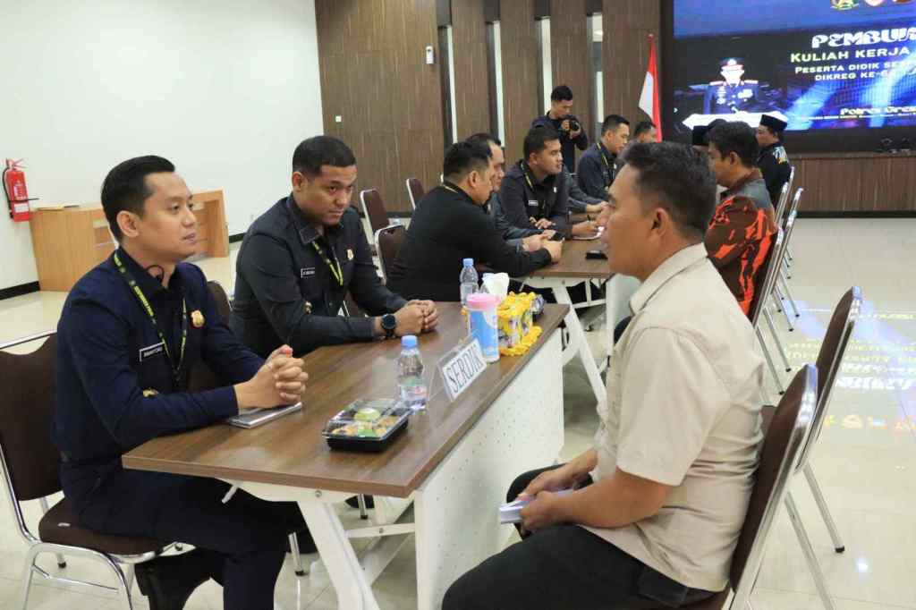 Polres Gresik Sambut Peserta Didik Sespimmen Polri Dikreg Ke 64 Tahun&nbsp;2024