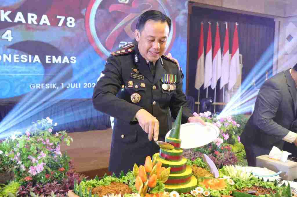 Puncak Perayaan Peringatan Hari Bhayangkara ke-78 di Kabupaten Gresik