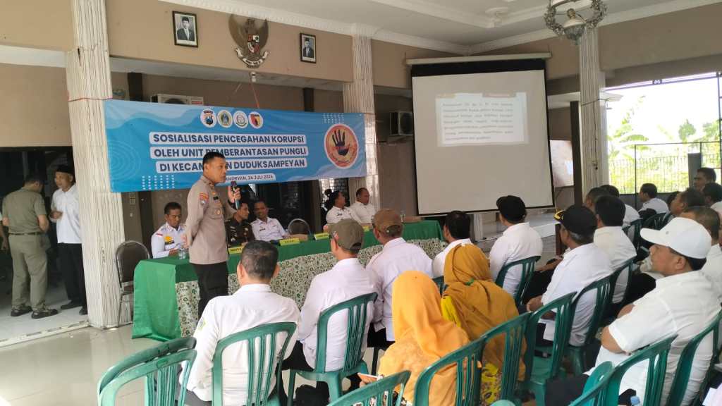 Tim Saber Pungli Gresik Gelar Sosialisasi Pencegahan Tipikor di&nbsp;Duduksampeyan