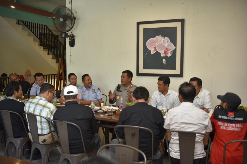 Silaturahmi Harmonis Polres Gresik bersama Serikat Pekerja&nbsp;Gresik
